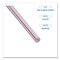 Boardwalk 7.75 in. Wrapped Jumbo Plastic Straws - White/Red Stripe (400/Pack, 25 Packs/Carton)